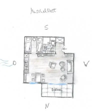 アパート Fewo1846 Strandresidenz Wassersleben - Muschelnest - Stilvolles Studioapartment Mit Balkon *