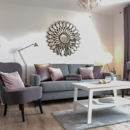 Fewo1846 Strandresidenz Wassersleben - Muschelnest - Stilvolles Studioapartment Mit Balkon