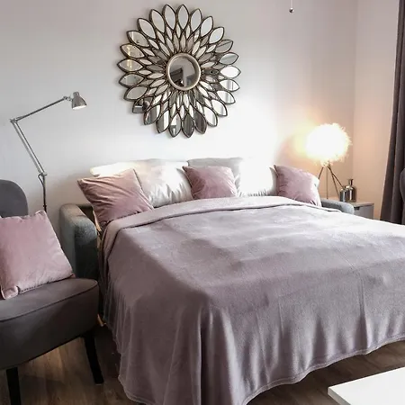 Fewo1846 Strandresidenz Wassersleben - Muschelnest - Stilvolles Studioapartment Mit Balkon